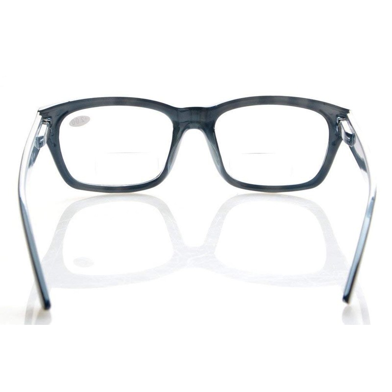Eyekepper Polycarbonate Large Lens Almost Invisible Line Bifocal Glasses Readers