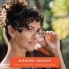 MicroVision Optical Executive Rimless Folding Reading Glasses With Compact Case