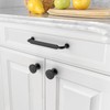 Amerdeco 10 Pack Matte Black Cabinet Pulls 5 Inch(128mm) Hole
