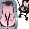 Honeau 3in1 Reversible Carseat Head Body Support Newborn,3D Minnky Infant