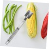 ULTECHNOVO Stainless Steel Corn Peeler Tool with Long Handle for