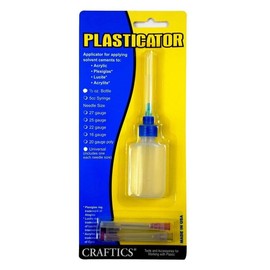 1/2 oz Bottle Plasticator, Universal Applicator for Solvent Cements, Glues, and Adhesives