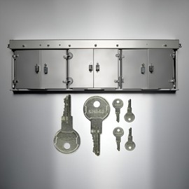 6Pcs CH545 Keys Compatible with Truck Trailer RV Campers Car Hauler Tool Boxes Safety Cabinets Paddle Handle Lokes