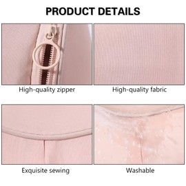 vanolu Set Packing Cubes Travel Luggage Waterproof Organizers Luggage Organizers with Hanging Toiletry Bag, Multi-Functional Clothing Sorting Packages,Travel Packing (Pink)