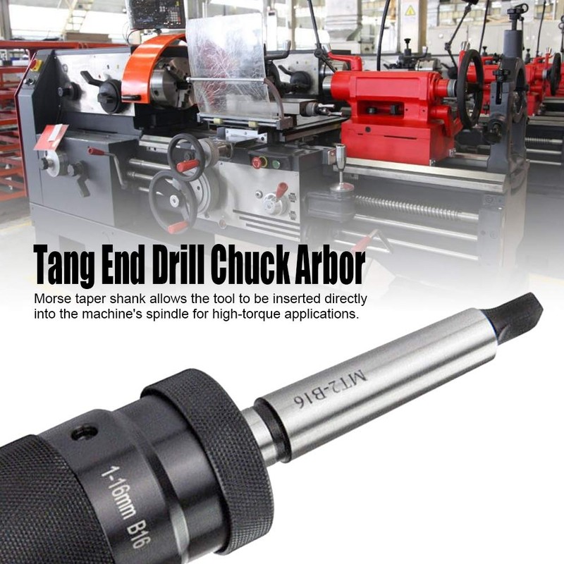 Morse Drill Chuck MT2-B16 End Drill Chuck Arbor Shank Morse