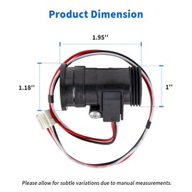 DICOOL 30010537A Flow Sensor, Compatible with N avien Tankless Water Heater CC CR NR NP Models, Water Flow Sensor Replace 30011024H
