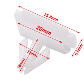 HAOTOM 10X Wheel Arch Fender Bumper Moulding Trim Strip Retainer Fastening Clips For Opel Crossland X 2017-2021 Mokka Mokka X 2012-2021 11588818