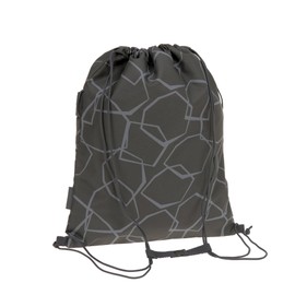 LÄSSIG Children's Gym Bag Sports Bag with Backpack Function/School String Bag Bold, gray, Gym bag