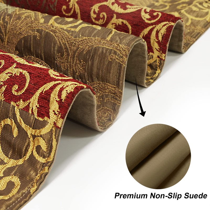 Loom and Mill Luxury Jacquard Table Runner 90 inches Long,