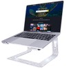 Leuhiove Bling Aluminum Laptop Stand,Glitter Ergonomicic Computer Stand for Desk