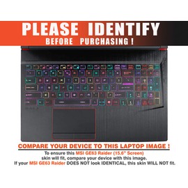 Decalrus - Protective Decal for MSI GE63 Raider (15.6" Screen) Laptop Purple Carbon Fiber Skin case Cover wrap CFmsiG63RaiderPurple