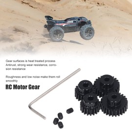 RC Pinion Gear Set, 3.175mm RC Motor Gear Steel for Tamiya TT01 TT02 TB02 TA05 RC Car Universal 18T 19T 23T 24T