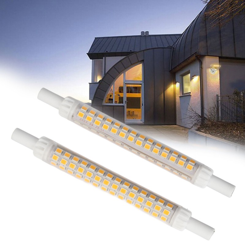 2Pcs R7S 98LED Bulb Double Ended 118mm Dimmable Flood Light
