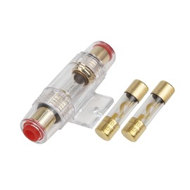 A ABSOPRO 70 Amp AGU Fuse with AWG In-Line Holder 4 6 8 Gauge for Audio Video Stereo Item Replacement