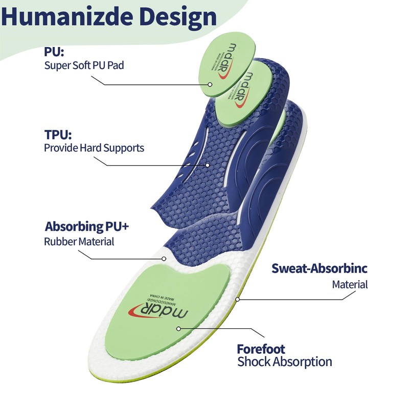 OISENSE Orthopaedic Insoles Men Women 45-46