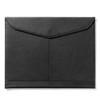 Leatherology Black Onyx Document Envelope with Magnetic Closure