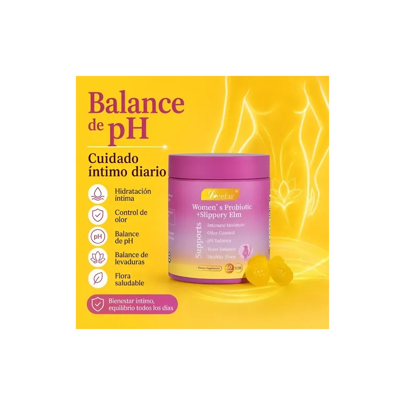 Probiótico Femenino Gomitas Womens Probiotic Gummies, 60 ct