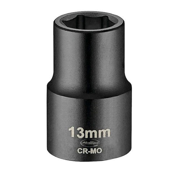 13MM 1/2 Inch Drive ANSI 6 Point Metric Shallow Chrome