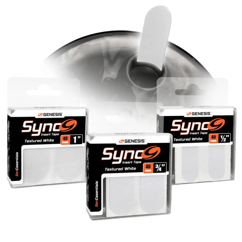 Genérico U-Turn Sport * Sync White 1/2" Textured Fabric Insertion