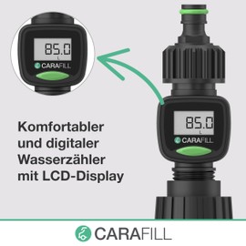 CARAFILL COUNT 19219 Fill Filter with Water Clock for Motorhome, Caravan, Caravan and Boat