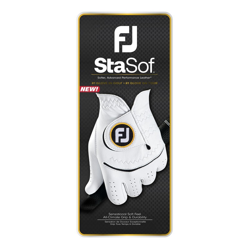 FootJoy StaSof Men's Golf Glove USA Flag Size XL Worn
