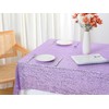 uxcell 1 Pack Rectangle Tablecloths, Polyester Sequin Table Covers for