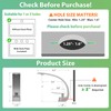Geobella Bathroom Sink Faucet Modern Single Hole 1-Handle Faucet, Brushed