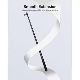 TELESIN° 150 cm / 59 inch selfie stick for GoPro Hero 13 12 11 10 9, DJI Osmo Action 5 Pro 4 3, Insta360 X4 X3 Ace Pro, aluminium extendable selfie rod tripod for vlog, travel, outdoor