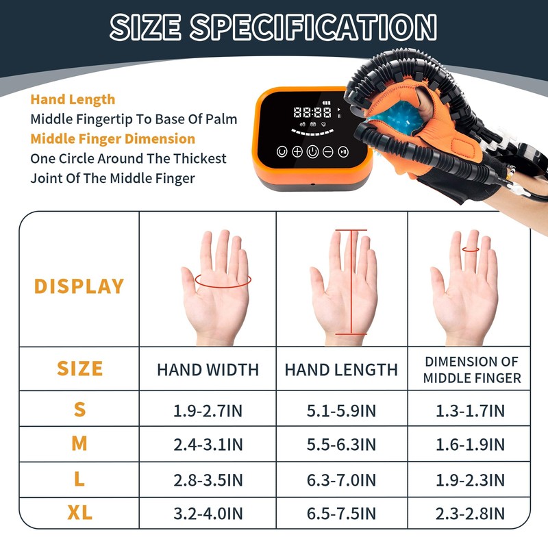 FocuBoody Rehabilitation Robot Gloves Equipment for Stroke Recovery, Hand Strength