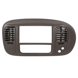 PIT66 Center Dash Panel Bezel Compatible with 1997-2003 Ford F150 Expedition Brown