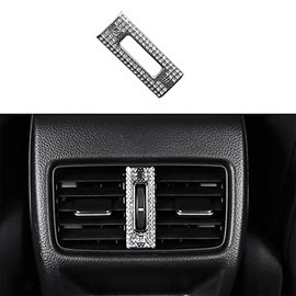 Air Outlet Switch Control Bling Crystal Accessory Inner Cover Compatible with 2022 Honda Civic (Mounted on Rear Exhaust Port)