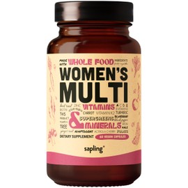 Multivitamin for Women - Daily Women’s Multivitamin - Methylated B Complex with Whole Food Ingredients, Vitamin B12, Folate, A, C, D3, E, K2, Organic Fruits & Vegetables - Vegan, Non-GMO - 60 Caps