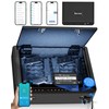 BILLCONCH Smart Gun Safe with Security Cable - Biometric Pistol