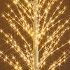 Fudios Lighted White Tree Alpine 6FT 810 LED Fairy Lights,