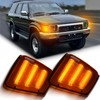 BINQIGOO LED Front Headlight Side Marker Lights for Toyota Pickup