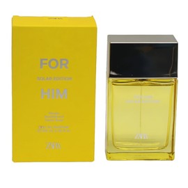 Zara For Him Solar Edition Eau de Parfum Sophisticated Fresh Modern Perfume for Men Long Lasting Green Creamy Pistachio Nutmeg and Dry Wood Notes 100ml (3.38 fl oz)
