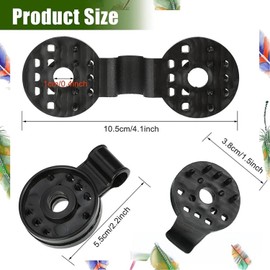 100 Pieces of Black Shade Cloth Fixing Plastic Clips, Heavy-Duty Round Shade Mesh Fasteners, Reusable Shade Cloth Clips, Versatile and Portable for Outdoor Gardens, Agricultural Greenhouses