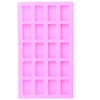 AIBOYA 20 Cavity Rectangle Silicone Candy Molds For Candy Chocolate