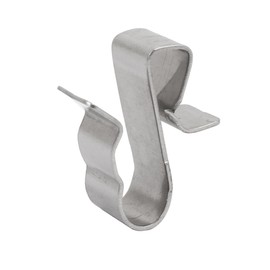 sourcing map Solar Photovoltaic Parts Stainless Steel Cable Clamp Silver Tone DE Pack of 20