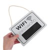 STOBOK Elegant Wooden Door Sign Password for Home Office Guest