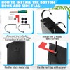 Yaocom Small Cast Wall Mount Mailbox for Outside Metal Mailbox