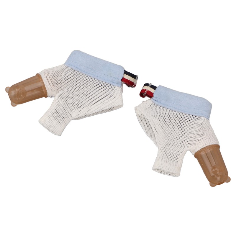1 Pair Thumb Sucking Stop Glove Soft Adjustable with Buckle