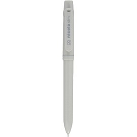Sunstar Stationery S4481690 Mechanical Pencil, Mechanical Pencil 0.3 & Sharp 0.5 Nicolo, Slim, Powder Gray