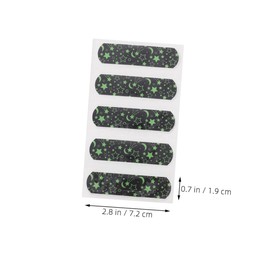 ORFOFE 50pcs Glow-in-the-dark Bandages Glow Bandage in The Dark Luminous Boys Luminous Wrap or