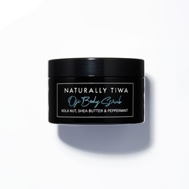 Naturally Tiwa Skincare OJI Body Scrub 130g – Dual Purpose Exfoliator combines Kola Nut + Shea Butter + Peppermint for Stimulating, Invigorating and Moisturising Skin. Vegan + Cruelty Free Skincare
