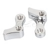 Unbranded Chrome 1" Adjustable Lowering Kit For Harley Dyna Wide