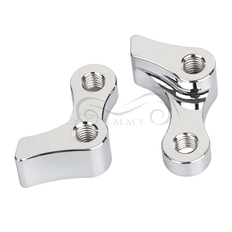 Unbranded Chrome 1" Adjustable Lowering Kit For Harley Dyna Wide