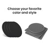 Trivets for Hot Dishes, Silicone Tivets (4, 4 Pack Black