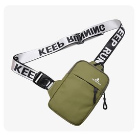 §SEYIXU Shoulder Bag, Mini Bag, Men's, Smartphone Pouch, Crossbody Bag, Shoulder Bag, Mini Pouch, Leisure Bag, Lightweight, Popular, Convenient, Outing, C Type - Green