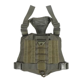 Dog Harness Multipurpose Nylon Comfortable Breathable Safety Adjustable Pet Dog Vest for Medium Large Dogs OD Green L